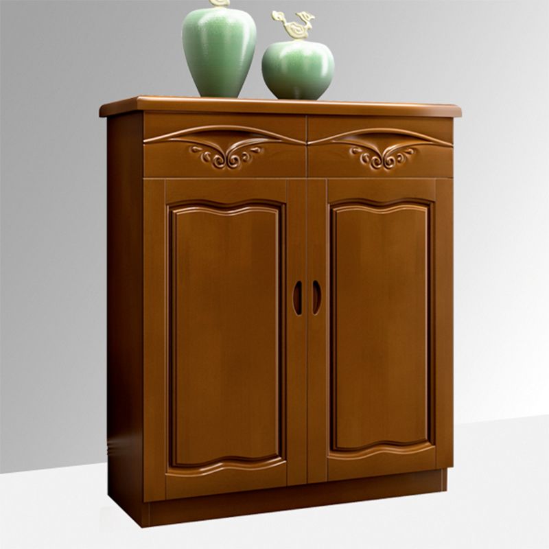 Gabinete rectángulo de gabinete de acento de madera moderno con cajón