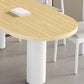 Free Form Solid Wood Indoor Table Restaurant Modern Wood Table with 3 Legs Clearhalo ' dining_table' 'Dining Tables & Seating' 'Dining Tables' 'furn' 'furn_dining_table' 'Furniture' 'furniture_dining_table' 'Kitchen & Dining Furniture' 'kitchen&dining_furn' 'kitchen' 'kitchen_dining_table' 1200x1200_dd5c7197-9be0-4b3b-a08b-441852777aa1