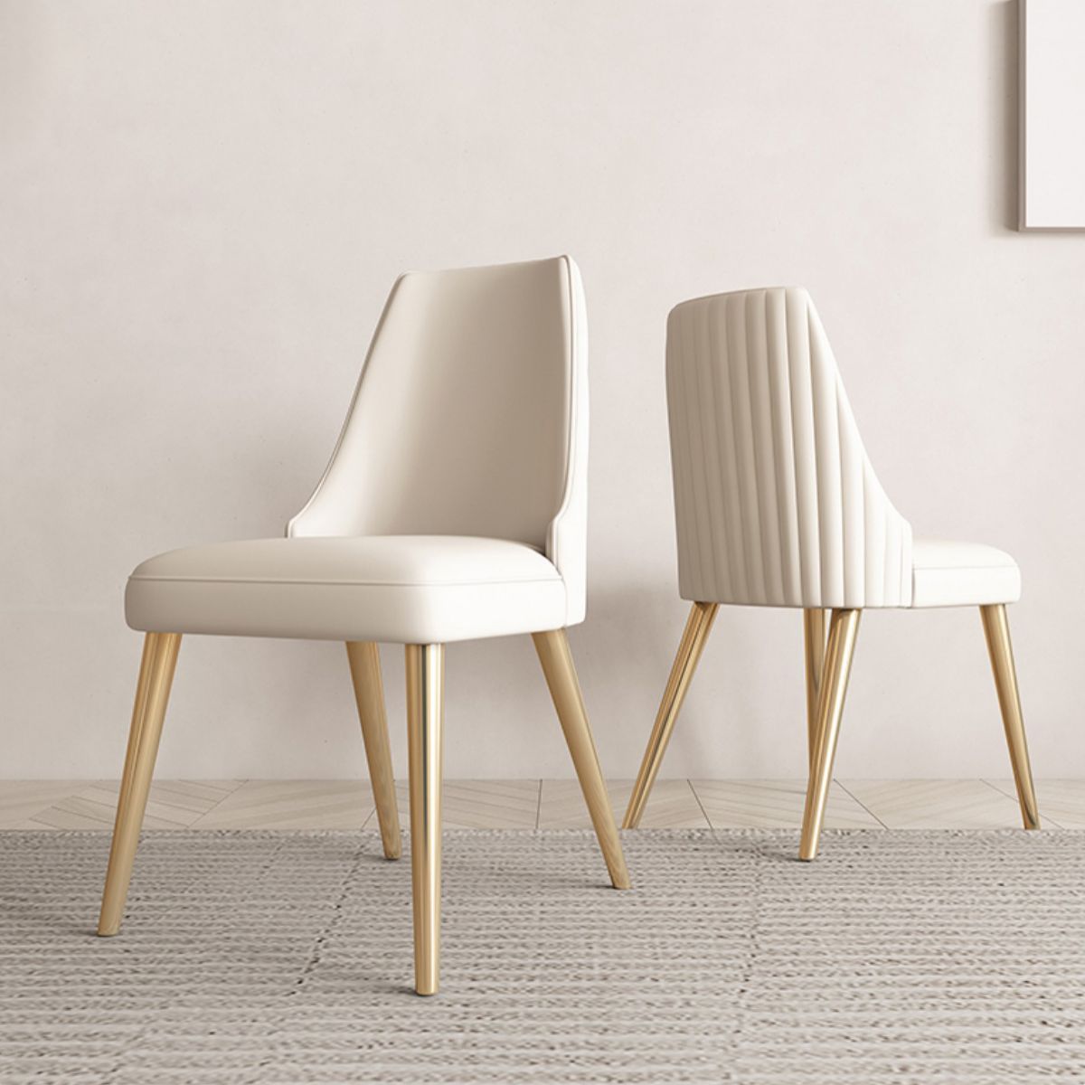 Modern Leatherwear Dinette Set 1/4/5/7 Pieces White Sintered Stone Top Dining Table Set Clearhalo 'Dining Room Sets' 'Dining Tables & Seating' 'dining_room_set' 'furn' 'furn_dining_room_set' 'Furniture' 'furniture_dining_room_set' 'Kitchen & Dining Furniture' 1200x1200_dd5d8630-c38e-4406-9742-e05aa7f00c5d