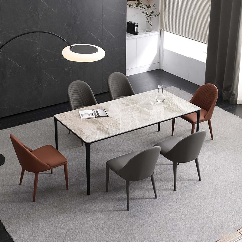 Contemporary Chair Dining Armless Chair for Kitchen with Metal Legs Clearhalo 'Dining Chairs' 'Dining Tables & Seating' 'dining_chair' 'furn' 'furn_dining_chair' 'Furniture' 'furniture_dining_chair' 'Kitchen & Dining Furniture' 1200x1200_dd60f432-63af-4bd7-ad9f-4e1a58170bd2