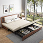 32.28" Wide Sofa Bed Linen Sleeper Sofa with Upholstered and Storage Box