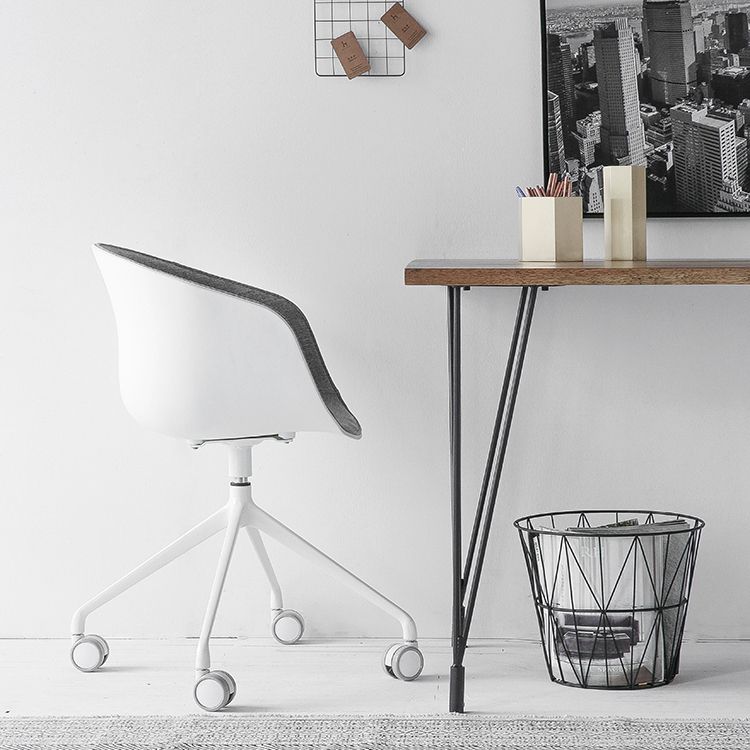 Hairpin Industrial Writing Desk Rectangular Solid Wood Office Desk