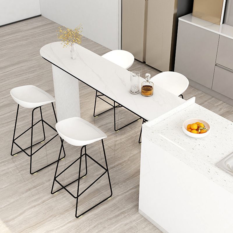 Specialty Bar Table Bar Height Contemporary Pub Table for Indoor Clearhalo 'Bar Furniture' 'Bar Tables' 'bar_tables' 'furn' 'furn_bar_tables' 'Furniture' 'Kitchen & Dining Furniture' 1200x1200_dd63feb0-9887-47f2-abb3-10528393a343