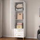 Modern Wardrobe Armoire Solid Wood Wardrobe Cabinet with Door