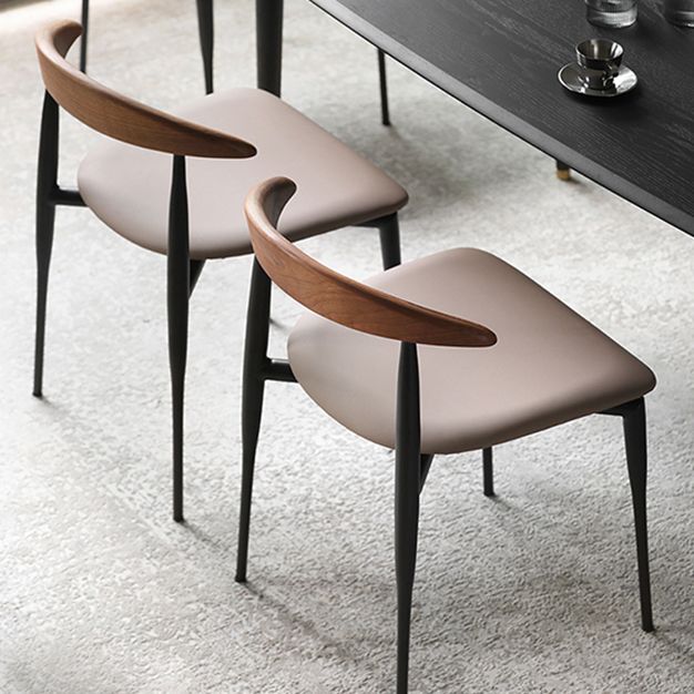 Metal Industrial Kitchen Dining Room Chair Open Back Side Chair Clearhalo ' kitchen&dining_furn' 'Dining Chairs' 'Dining Tables & Seating' 'dining_chair' 'furn' 'furn_dining_chair' 'Furniture' 'furniture_dining_chair' 'Kitchen & Dining Furniture' 'kitchen' 1200x1200_dd680fc8-8ab9-4582-8f7d-f1fa4805c6e3