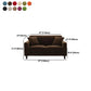 Contemporary Cushions Square Arm Living Room Stationary Seating