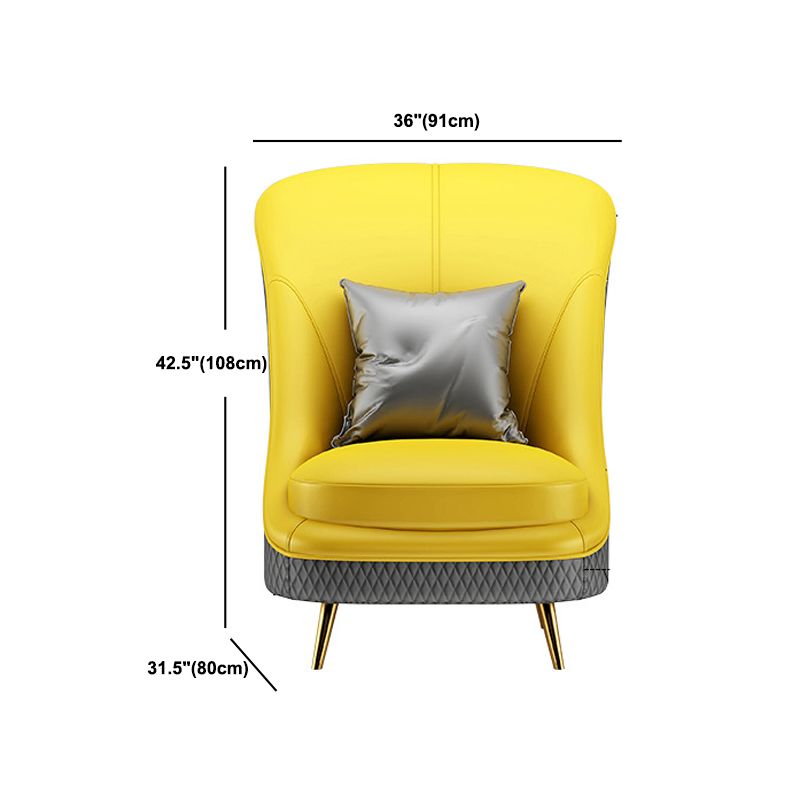 Sloped Arm Curved Sofa with Tight Back Contemporary Sofa for Apartment Clearhalo 'furn' 'furn_sofas' 'Furniture' 'Living Room Furniture' 'Sofa' 'sofas' 1200x1200_dd6b6d9a-7943-48e6-a429-1b9dd0f55697