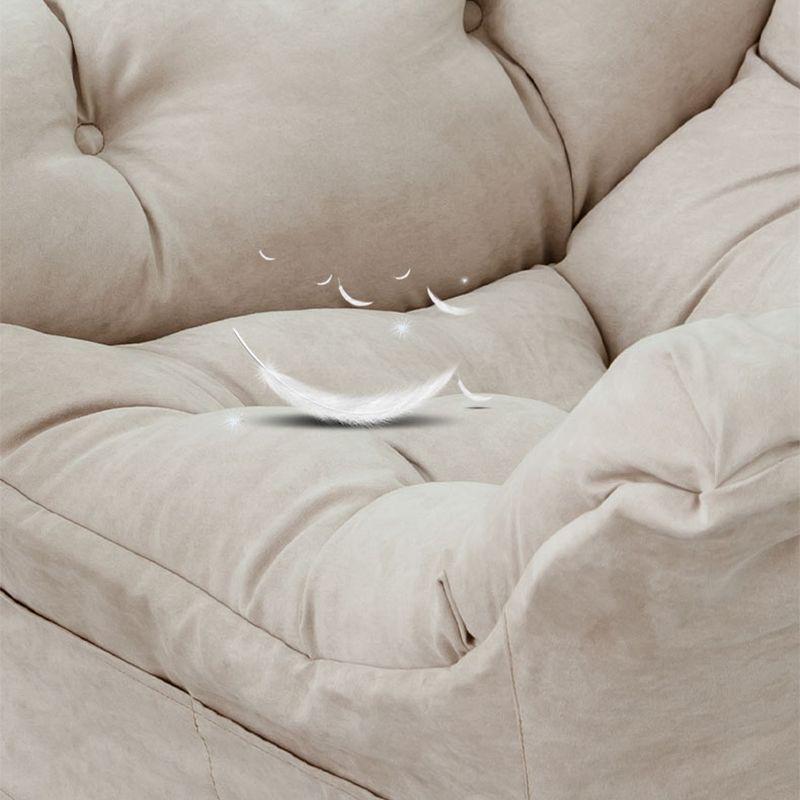 Faux Leather/Faux Fur Chair 31.4" L x 25.5" W x 35.4" H Arms Included Chair Clearhalo 'Accent Chairs' 'accent_chairs' 'Chairs & Seating' 'furn' 'furn_accent_chairs' 'Furniture' 'furniture_accent_chairs' 'Living Room Furniture' 1200x1200_dd6bea23-7460-4c84-acc3-b4a8223241ef