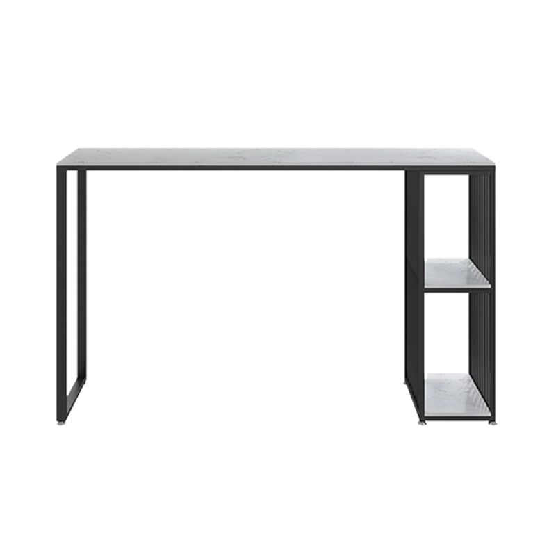 Modern Bar Table Set 1/2/3 Pieces Faux Marble Counter Table with Upholstered Stools Clearhalo 'Bar Furniture' 'furn' 'furn_home_bar_bar_sets' 'Furniture' 'Home Bars & Bar Sets' 'home_bar_bar_sets' 'Kitchen & Dining Furniture' 1200x1200_dd6c9ca0-7536-4bef-86dc-e259512faf83