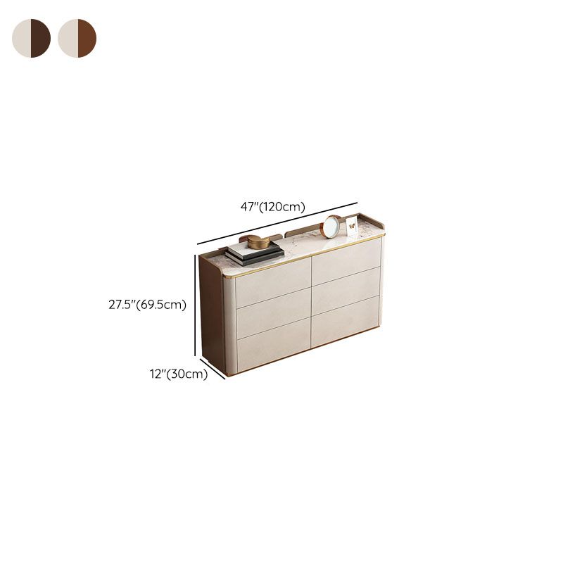 11.7-inch W Contemporary Dresser Stone Storage Chest Dresser Clearhalo 'Bedroom Furniture' 'Dressers & Chests' 'dressers_chests' 'furn' 'furn_dressers_chests' 'Furniture' 1200x1200_dd6dc702-fcc1-4f96-a3cc-6c772882bcb9