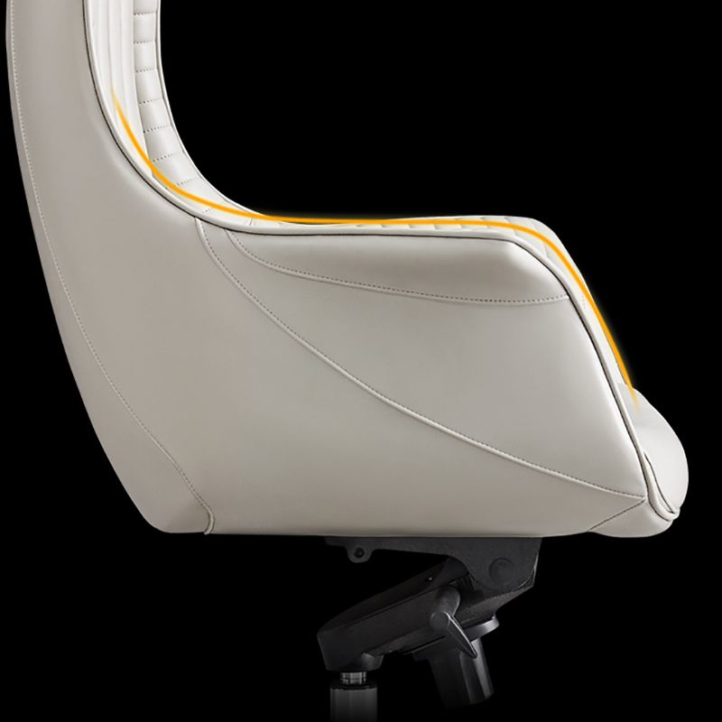 Vaste wapenstoel Modern geen pijnlijk lederen ergonomische bureaustoel met wielen