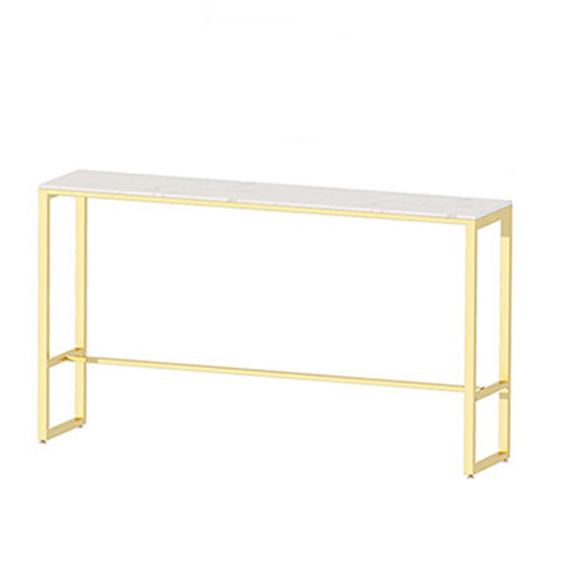 Glam Pub Table Bar Height Rectangle Bar Table for Small Places Clearhalo 'Bar Furniture' 'Bar Tables' 'bar_tables' 'furn' 'furn_bar_tables' 'Furniture' 'Kitchen & Dining Furniture' 1200x1200_dd7335a4-1b3a-4b1c-856d-65af783dad60