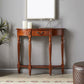 Wooden Console Table Mid Century Modern Accent Table for Hall , 10.5 inch Wide