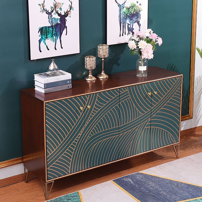 Sala da pranzo glam buffet server server legno buffet server con archiviazione