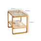 Minimalism Tropical Coffee Table Glass 4 Legs Storage Rectangular Coffee Cocktail Table Clearhalo 'Coffee & Accent Tables' 'Coffee Tables' 'coffee_tables' 'furn' 'furn_coffee_tables' 'Furniture' 'Living Room Furniture' 1200x1200_dd749b38-aa13-42fc-9148-2a1a55a20c0d