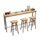 Industrial Style Bistro Bar Desk Pine Solid Wood Rectangle Bar Dining Table for Indoor Clearhalo 'Bar Furniture' 'Bar Tables' 'bar_tables' 'furn' 'furn_bar_tables' 'Furniture' 'Kitchen & Dining Furniture' 1200x1200_dd775520-fb18-4407-b93e-c06e28ee4947