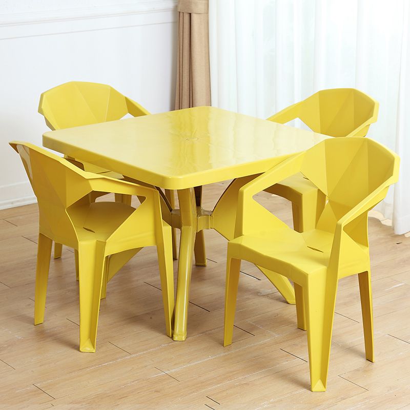 Modern Plastic Dining Arm Chairs Open Back Stacking Dining Armchairs Clearhalo ' kitchen&dining_furn' 'Dining Chairs' 'Dining Tables & Seating' 'dining_chair' 'furn' 'furn_dining_chair' 'Furniture' 'furniture_dining_chair' 'Kitchen & Dining Furniture' 'kitchen' 1200x1200_dd7919c1-7c15-4c43-8d6b-99aaa4bc50e9