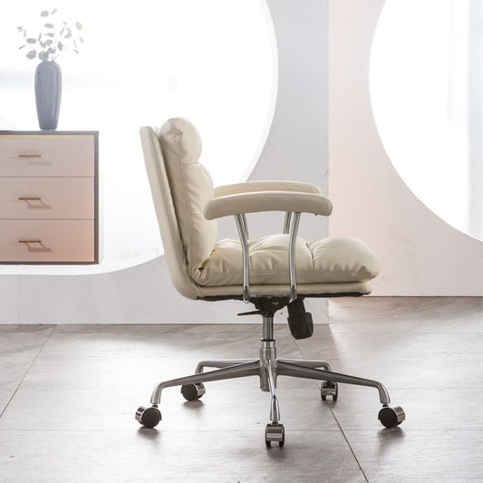 Sedia da scrivania a armi fisse contemporanea sedia conferenza per ufficio