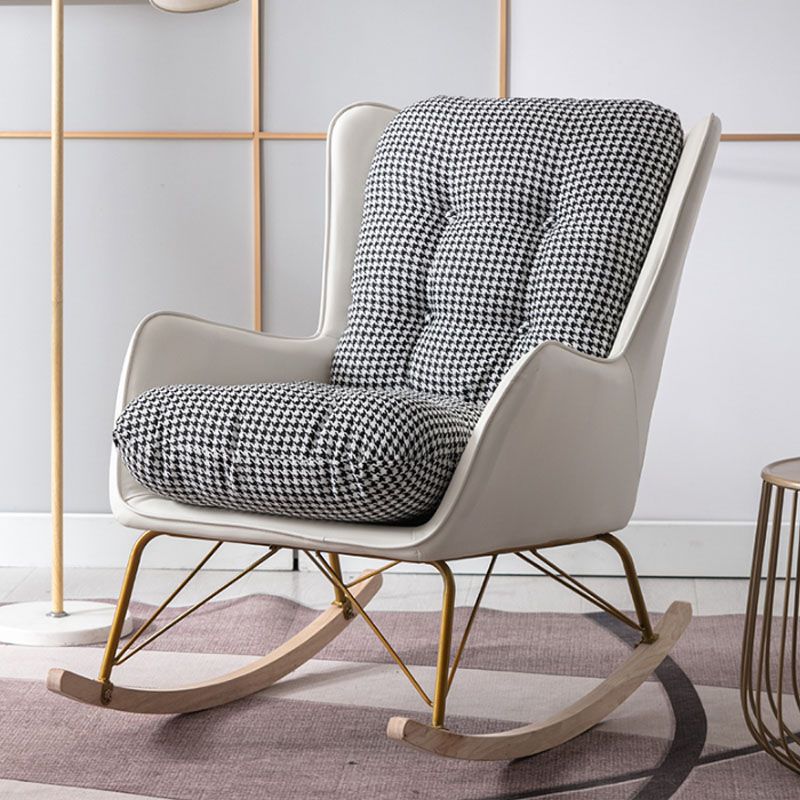 Luxurious Recliner Living Room Lazy Fabric Soft Upholstered Rocking Chairs Clearhalo 'Chairs & Seating' 'furn' 'furn_rocking_chairs' 'Furniture' 'Living Room Furniture' 'Rocking Chairs' 'rocking_chairs' 1200x1200_dd7b944a-4d63-44c5-b369-9e5a5b739df8