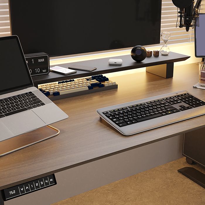 MODERNA BASE T-SHAPE BASE OFFICIO DESCIO RECTALLANGE IN LEGNO DESK PER CASA