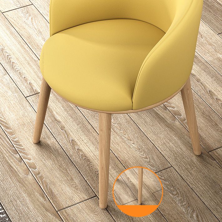 Glam Style Parsons Arm Chair Indoor Dining Chair with Metal Base Clearhalo 'Dining Chairs' 'Dining Tables & Seating' 'dining_chair' 'furn' 'furn_dining_chair' 'Furniture' 'furniture_dining_chair' 'Kitchen & Dining Furniture' 1200x1200_dd83e2ca-cb2e-49b9-8ae8-45931043d3d4