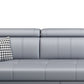 113.39" W x 64.96" D x 35.43" H Sleeper Sofa & Chaise Faux Leather Sewn Pillow Back Sofa Clearhalo 'furn' 'furn_sectionals' 'Furniture' 'furniture_sectionals' 'Living Room Furniture' 'Sectionals' 1200x1200_dd8616d4-27d1-4d36-9b85-8043c9c72f21
