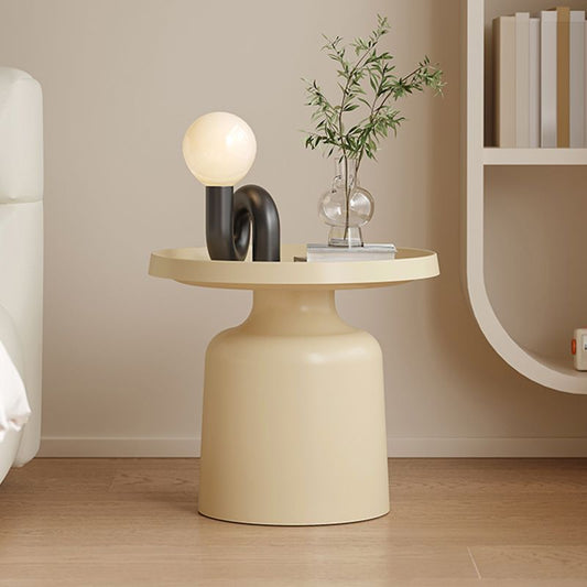 19" Wide Contemporary Corner Table Metal Round Accent Side Table Clearhalo 'Coffee & Accent Tables' 'End & Side Tables' 'end_side_tables' 'furn' 'furn_end_side_tables' 'Furniture' 'Living Room Furniture' 1200x1200_dd86f9e0-68fd-4581-8fe0-d280aa770147