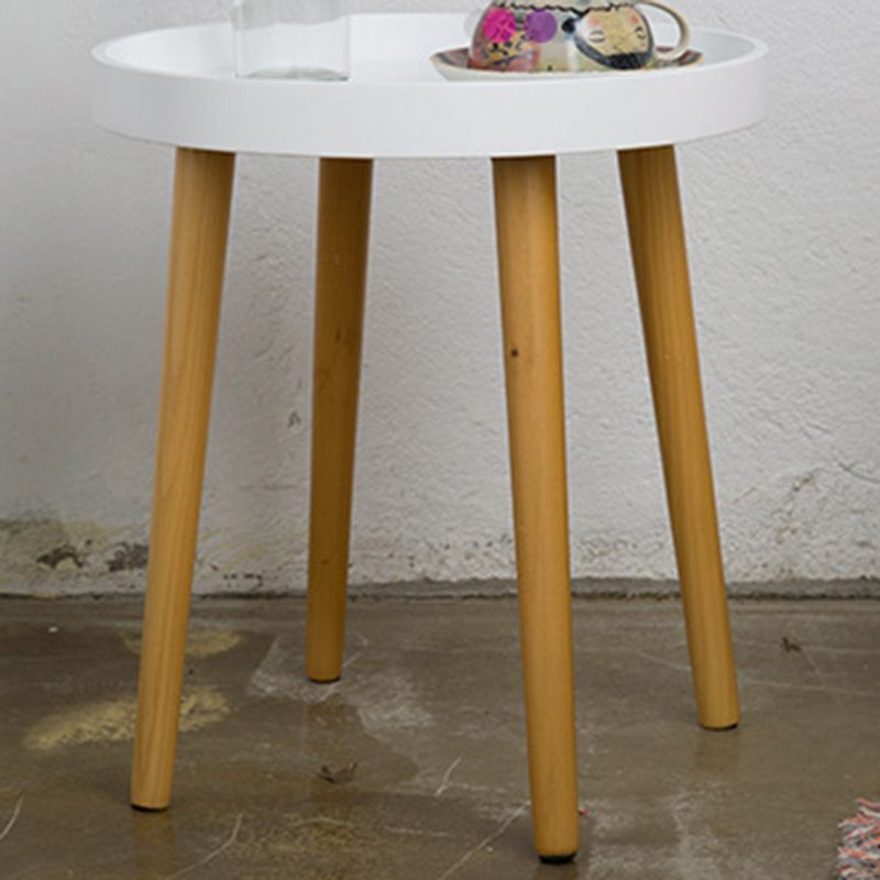 19.69 inch Wide Scandinavian Sofa Side Accent Table Wooden 3 Legs Round Side End Table Clearhalo 'Coffee & Accent Tables' 'End & Side Tables' 'end_side_tables' 'furn' 'furn_end_side_tables' 'Furniture' 'Living Room Furniture' 1200x1200_dd8ce3ca-de76-4905-95e4-eced1d0c3fb7