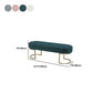 Modern Velvet Foam Bench Oval Solid Color Bench with Legs for Bedroom Clearhalo 'Benches' 'Chairs & Seating' 'furn' 'furn_benches' 'Furniture' 'Living Room Furniture' 1200x1200_dd8e61c9-d31d-4e31-b6ac-2f56a15ece78