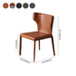 Contemporary Style Wingback Chair Armless Leather Dining Chairs Clearhalo ' kitchen&dining_furn' 'Dining Chairs' 'Dining Tables & Seating' 'dining_chair' 'furn' 'furn_dining_chair' 'Furniture' 'furniture_dining_chair' 'Kitchen & Dining Furniture' 'kitchen' 1200x1200_dd9845e0-d4b8-4f35-b528-72e27fab1f69