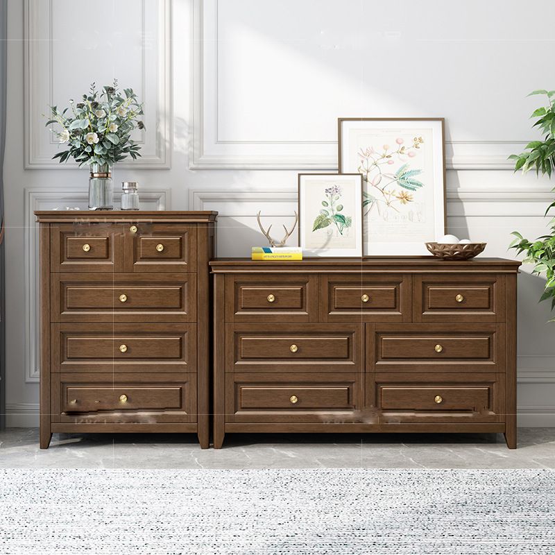 Modern Rectangle Side Cabinet Wood Knobs Cabinet with Drawer