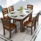 Modern Marble Rectangle Shape Dining Furniture 4 Wood Legs Table Formal for Dining Room Furniture Clearhalo 'Dining Room Sets' 'Dining Tables & Seating' 'dining_room_set' 'furn' 'furn_dining_room_set' 'Furniture' 'furniture_dining_room_set' 'Kitchen & Dining Furniture' 'kitchen&dining_furn' 'kitchen' 1200x1200_dd9d5522-e70a-4265-b90f-57e84427db37