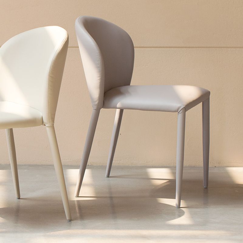 Saddle Leather Designer Style Side Chair Matte Finish Wingback Dining Chair (Set of 4) Clearhalo ' kitchen&dining_furn' 'Dining Chairs' 'Dining Tables & Seating' 'dining_chair' 'furn' 'furn_dining_chair' 'Furniture' 'furniture_dining_chair' 'Kitchen & Dining Furniture' 'kitchen' 1200x1200_dda034fc-cf23-48a4-8567-7edf18f347f4