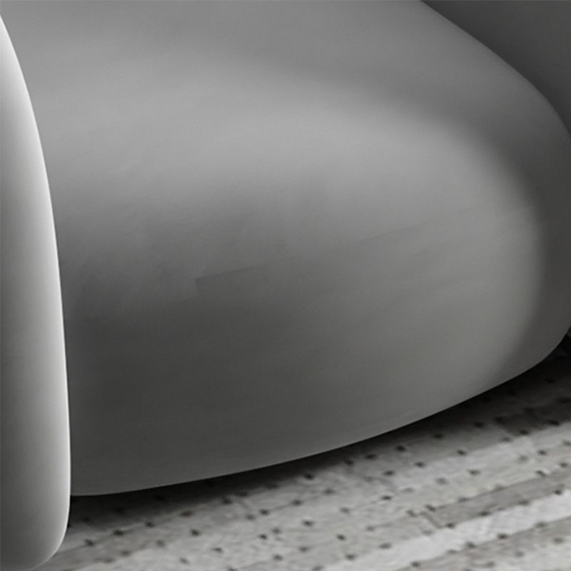 Scandinavian 34.64"Wide Solid Color Sloped Arms Sponge Armchair