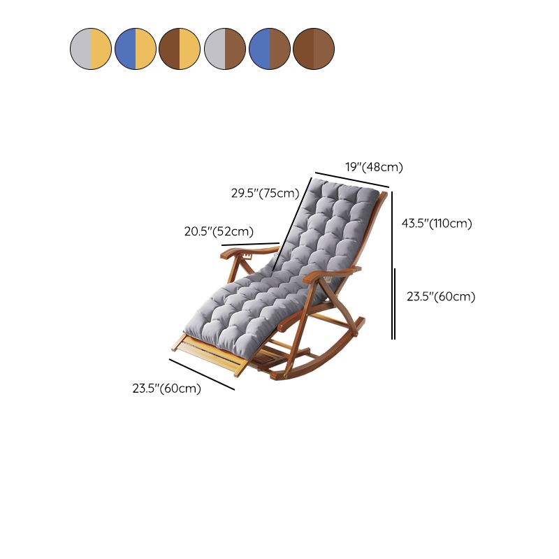Chaise à bascule moderne du milieu du siècle