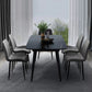Modern Dining Table with Solid Back Chairs 1/4/6/7 Pieces Dinette Set Clearhalo 'Dining Room Sets' 'Dining Tables & Seating' 'dining_room_set' 'furn' 'furn_dining_room_set' 'Furniture' 'Kitchen & Dining Furniture' 1200x1200_dda41b5b-25dc-4602-bdf1-f7c9ede12af9