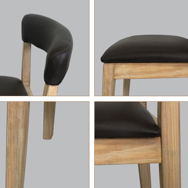 Country Style Solid Wood Dining Room Chair Open Back Dining Side Chair Clearhalo ' kitchen&dining_furn' 'Dining Chairs' 'Dining Tables & Seating' 'dining_chair' 'furn' 'furn_dining_chair' 'Furniture' 'furniture_dining_chair' 'Kitchen & Dining Furniture' 'kitchen' 1200x1200_dda56031-259e-478d-bfe1-bde818be49d7