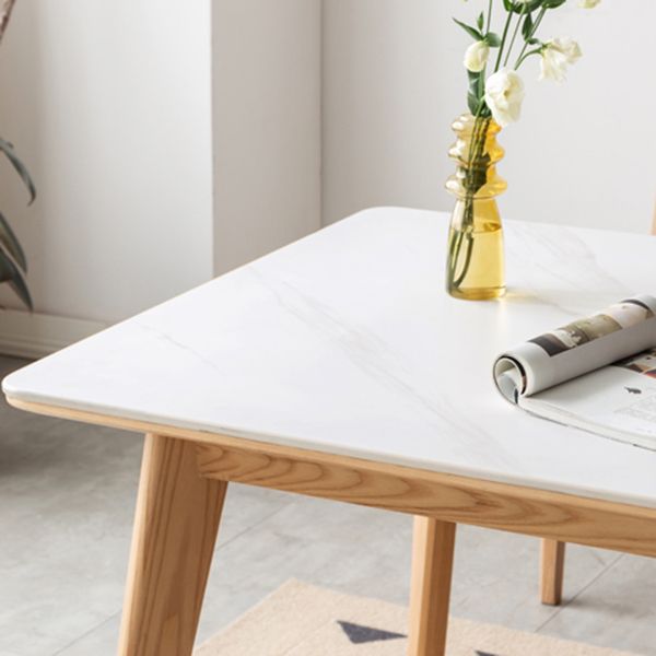 Modern Style Dinette Set 1/5 Pcs Rectangle Solid Wood Dinette Table with Dining Chair Clearhalo 'Dining Room Sets' 'Dining Tables & Seating' 'dining_room_set' 'furn' 'furn_dining_room_set' 'Furniture' 'Kitchen & Dining Furniture' 1200x1200_dda7da51-c134-432b-bd69-dad49b6c7e59