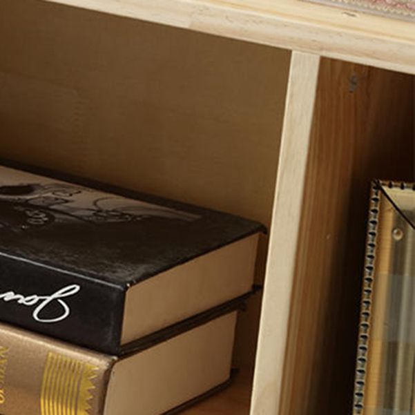 Estante de la estantería escandinava estante de libros estándar con estantes rectangulares