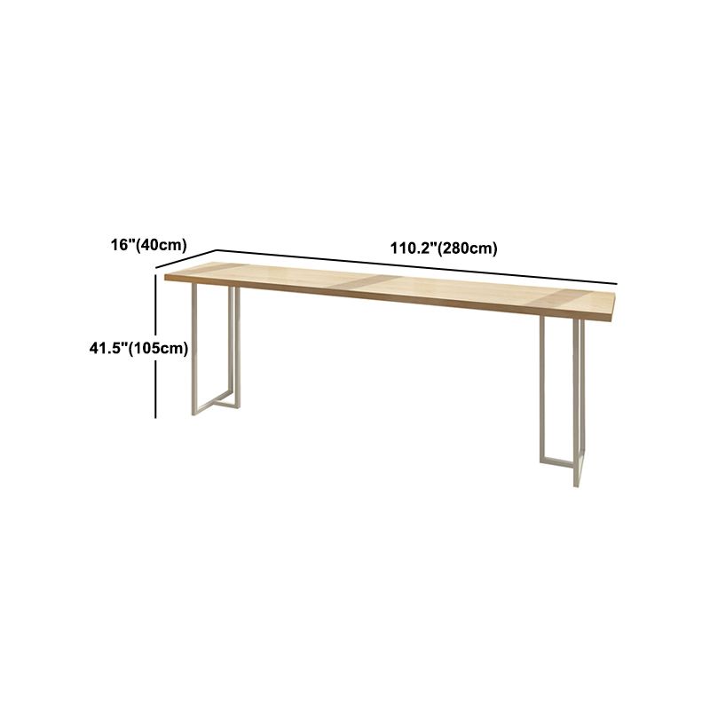 Luxury Rectangle Solid Wood Bar Table Set 1/4/6 Pieces Counter Table with Backless Stools Clearhalo 'Bar Furniture' 'furn' 'furn_home_bar_bar_sets' 'Furniture' 'Home Bars & Bar Sets' 'home_bar_bar_sets' 'Kitchen & Dining Furniture' 1200x1200_ddaca9a3-cdc9-4310-a0c5-e13b3648114d