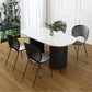 Marble Dining Table Contemporary Style Dining Site Table with Double Pedestal Clearhalo ' dining_table' 'Dining Tables & Seating' 'Dining Tables' 'furn' 'furn_dining_table' 'Furniture' 'furniture_dining_table' 'Kitchen & Dining Furniture' 'kitchen&dining_furn' 'kitchen' 'kitchen_dining_table' 1200x1200_ddad3b03-726d-474a-85a6-2cd9e792ec56