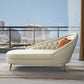 Living Room Chaise Rolled Arms Modern Chaise Lounge with Leather Upholster Clearhalo 'Chairs & Seating' 'Chaise Lounge' 'chaise_lounge' 'furn' 'furn_chaise_lounge' 'Furniture' 'Living Room Furniture' 1200x1200_ddafa2db-5cba-4816-89d4-d7f385197e45