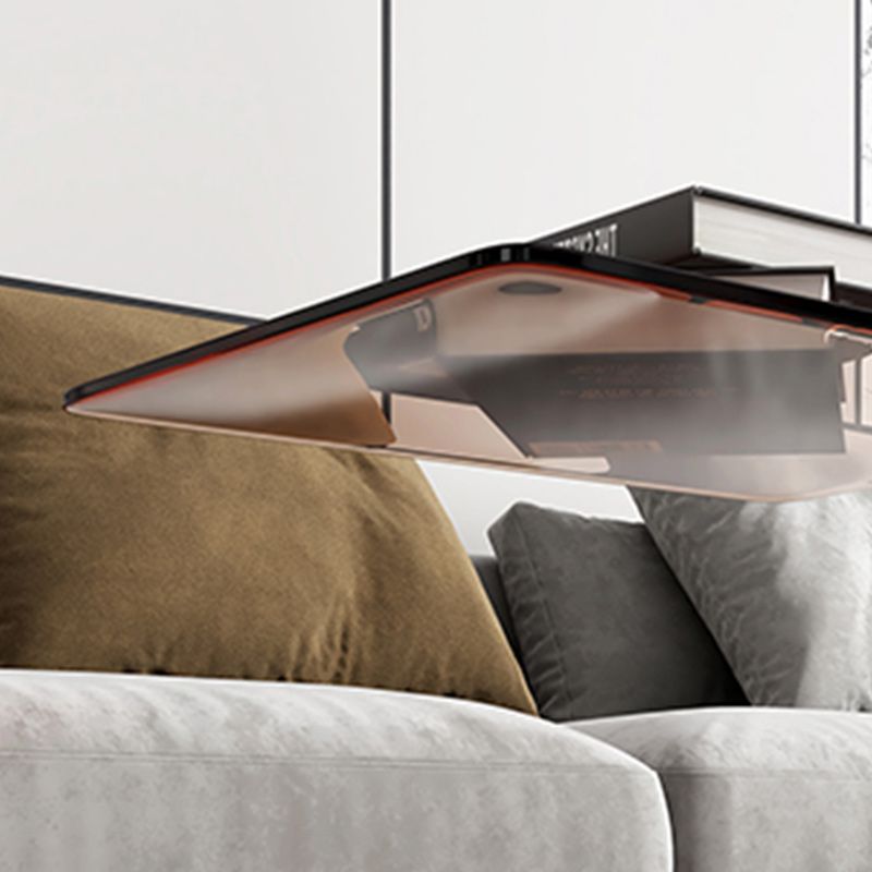 21"H Glam Corner Table Acrylic Square Accent Side Table for Living Room Clearhalo 'Coffee & Accent Tables' 'End & Side Tables' 'end_side_tables' 'furn' 'furn_end_side_tables' 'Furniture' 'Living Room Furniture' 1200x1200_ddb40e63-2897-4b4b-a921-d7acd2c3708d