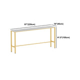 Glam Style Rectangle Bar Table 1/2/7 Pieces Faux Marble Counter Table
