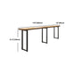 Modern Style 1/7 Pieces Bar Table Set Rectangle Pine Wood Counter Table for Balcony Clearhalo 'Bar Furniture' 'furn' 'furn_home_bar_bar_sets' 'Furniture' 'Home Bars & Bar Sets' 'home_bar_bar_sets' 'Kitchen & Dining Furniture' 1200x1200_ddb8a71a-8945-4773-bbc7-05d24ad6e4e9