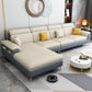 35.4 "H Faux Leather Pillow Top Arm Sofa & Chaise voor woonkamer