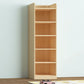Contemporary Floor Closed Back Book Shelf Wooden Home Shelf Bookcase with Shelves