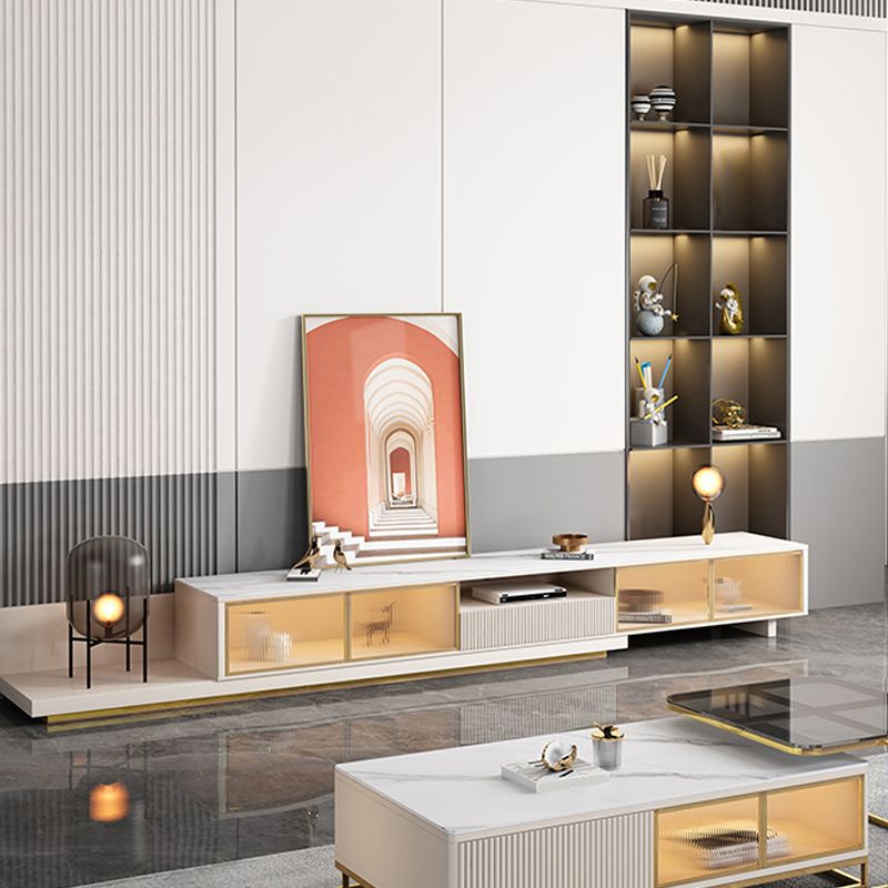 Consola de medios contemporánea Stand TV STAND STAND con cajón