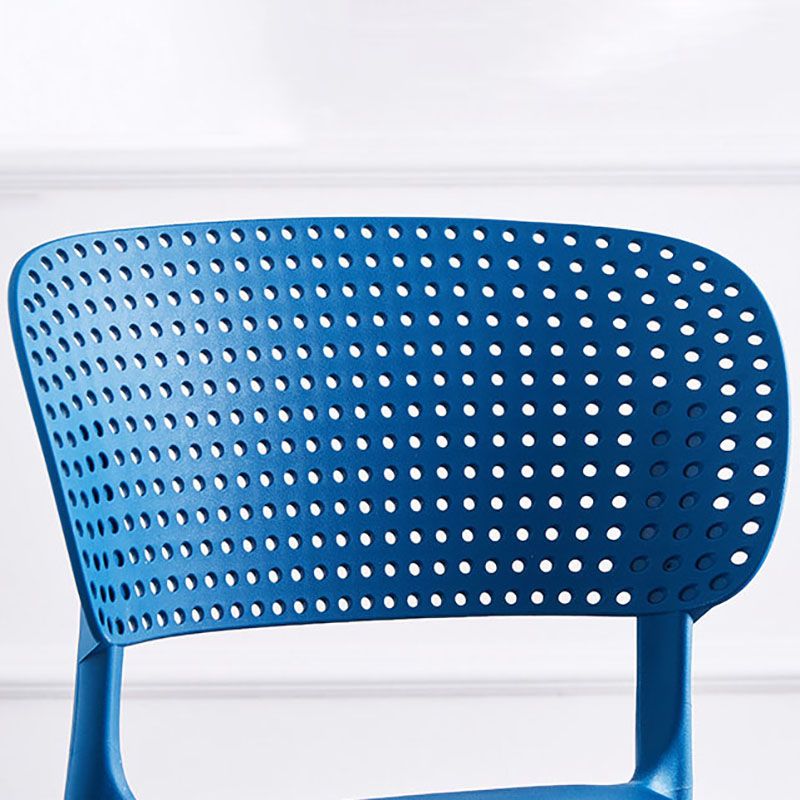 Colorful Plastic Dining Armless Chairs Nordic Style Open Back Side Chair Clearhalo ' kitchen&dining_furn' 'Dining Chairs' 'Dining Tables & Seating' 'dining_chair' 'furn' 'furn_dining_chair' 'Furniture' 'furniture_dining_chair' 'Kitchen & Dining Furniture' 'kitchen' 1200x1200_ddc2a357-71b1-4914-a379-fb3199f3508c