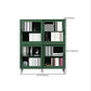 Scandinavian Standard Bookcase Engineered Wood Green Bookshelf with Cabinets Clearhalo 'Bookcases' 'furn' 'furn_bookcases' 'Furniture' 'Office Furniture' 1200x1200_ddc43dbc-ec28-4264-b0e2-d78acb50161b